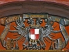 Gehauser Schloss - Das Wappen der Boyneburgs über dem Eingang