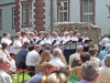 Der Kirchenchor Oechsen/Gehaus singt zum Eröffnungsgottesdienst am Sonntag